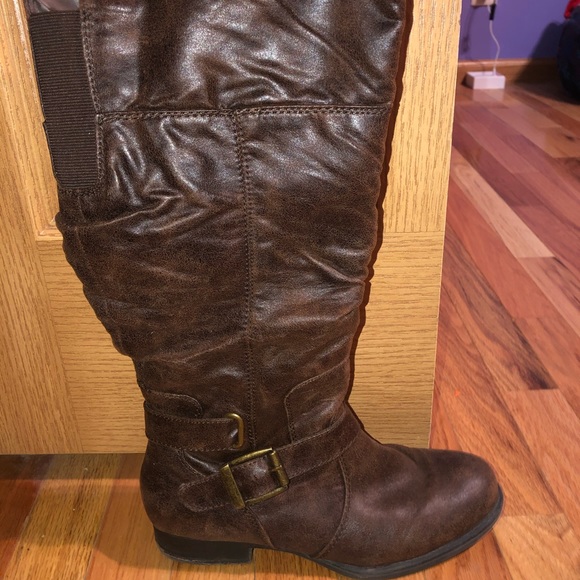 Brown Tall Boots - Picture 2 of 5